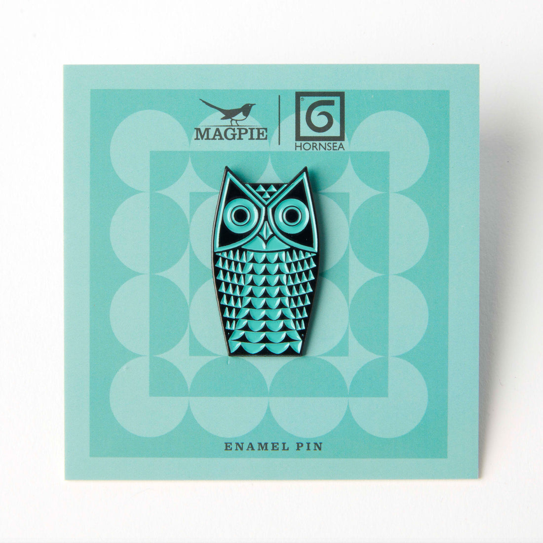 Magpie x Hornsea Owl Enamel Pin