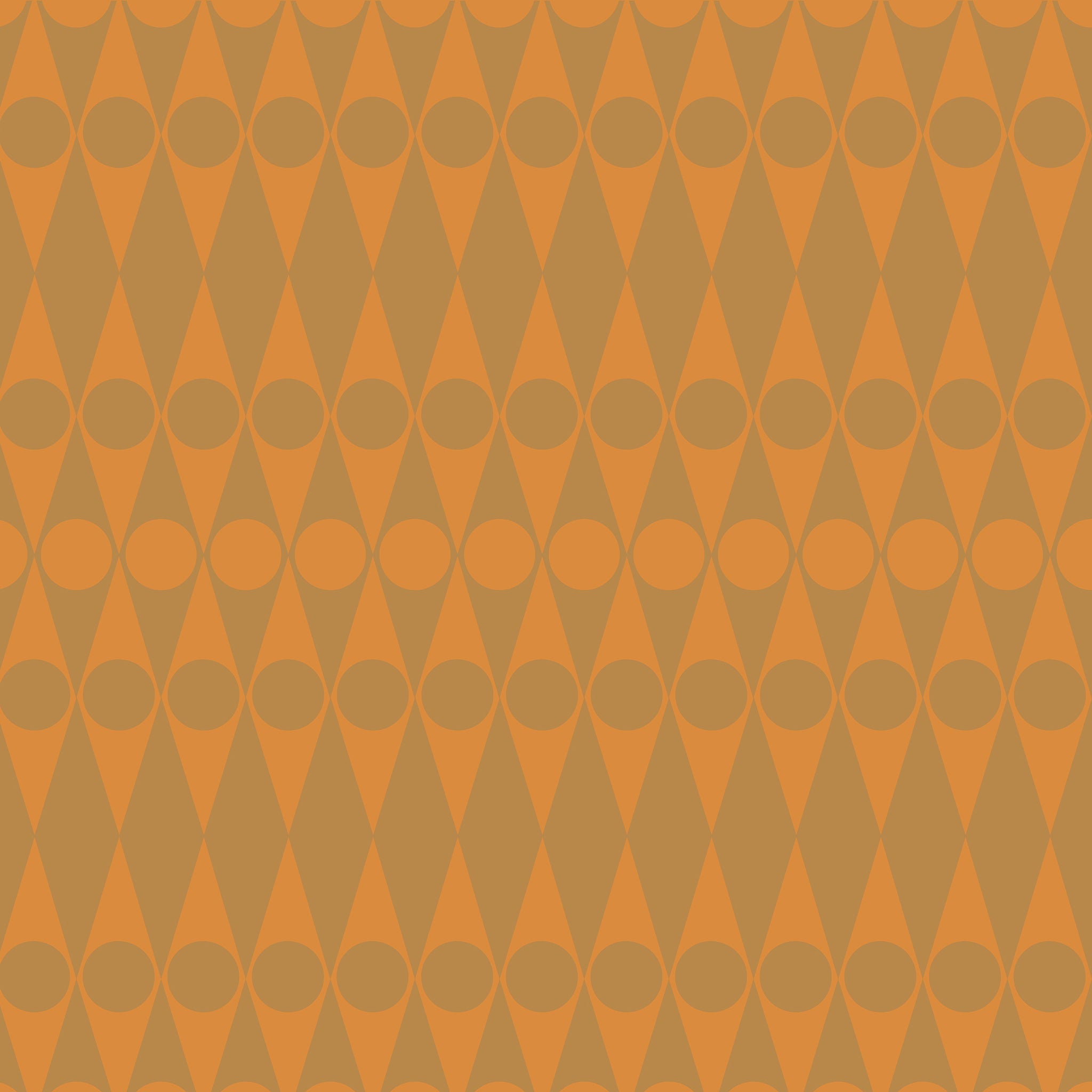 Hornsea Wallpaper - Harlequin Terracotta/Brown