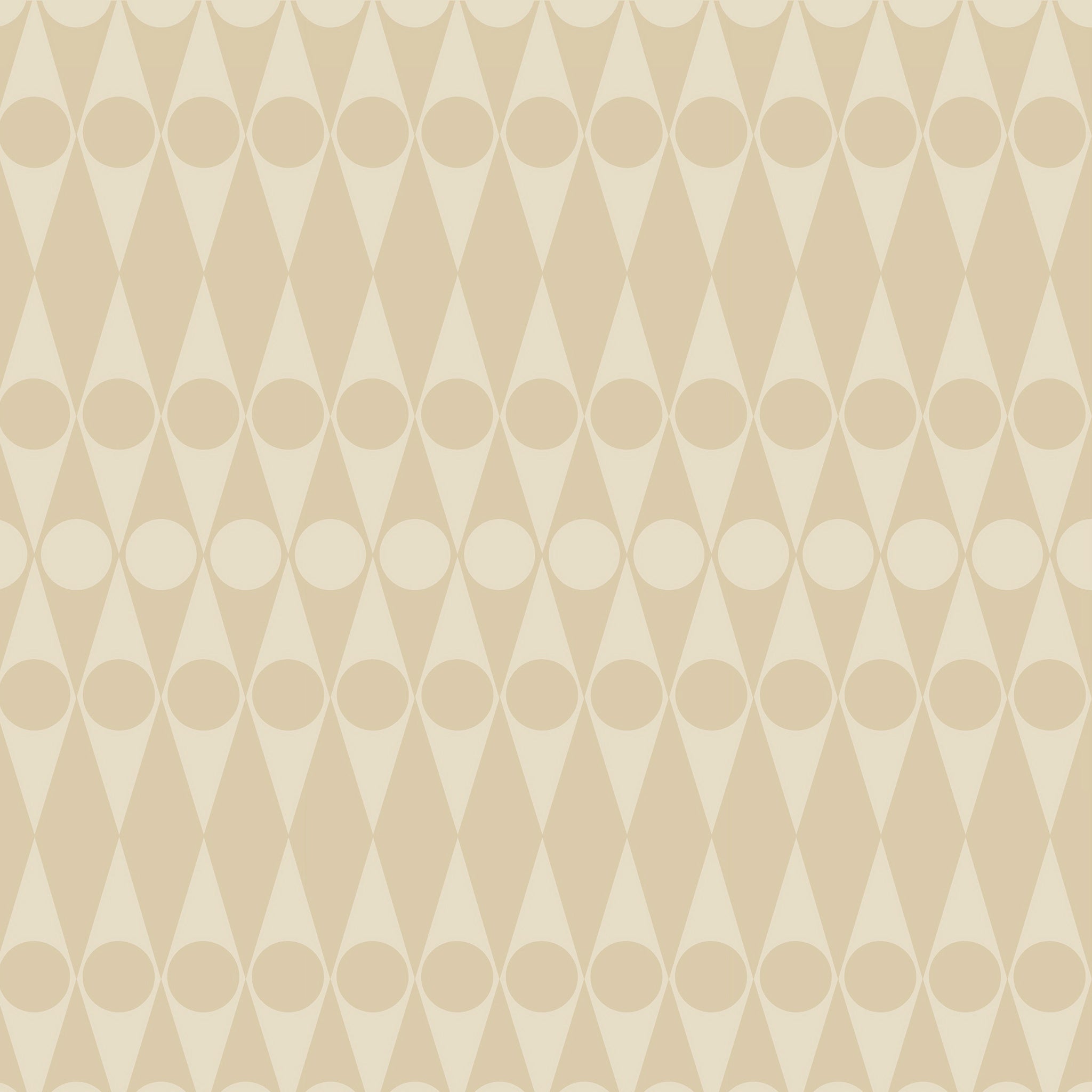 Hornsea Wallpaper - Harlequin Cream