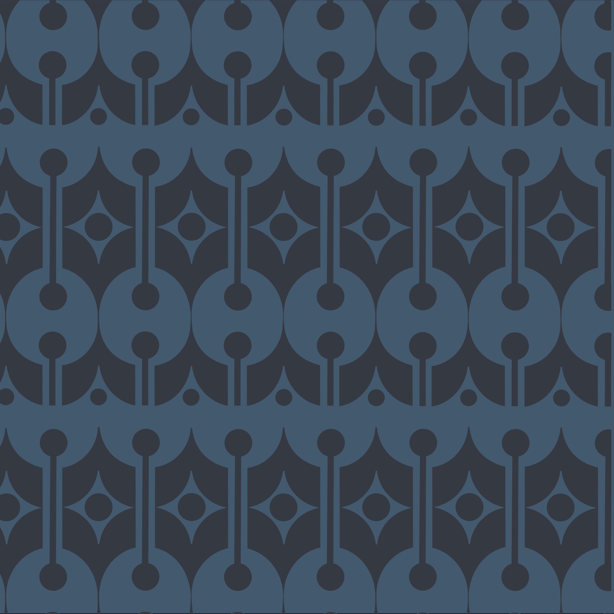 Hornsea Wallpaper - Heirloom Midnight Blue