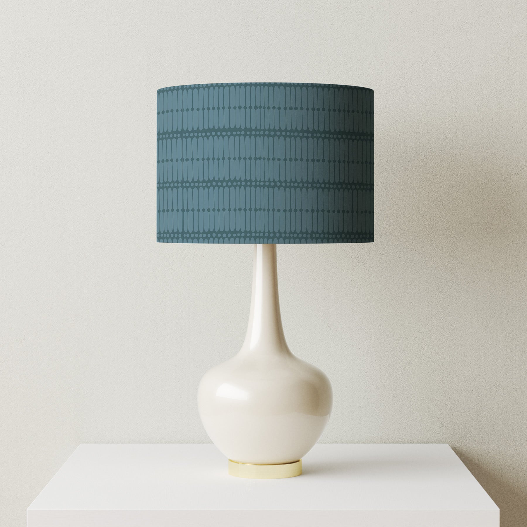 Esk Valley x Hornsea Beaded Lampshade - Midnight Blue