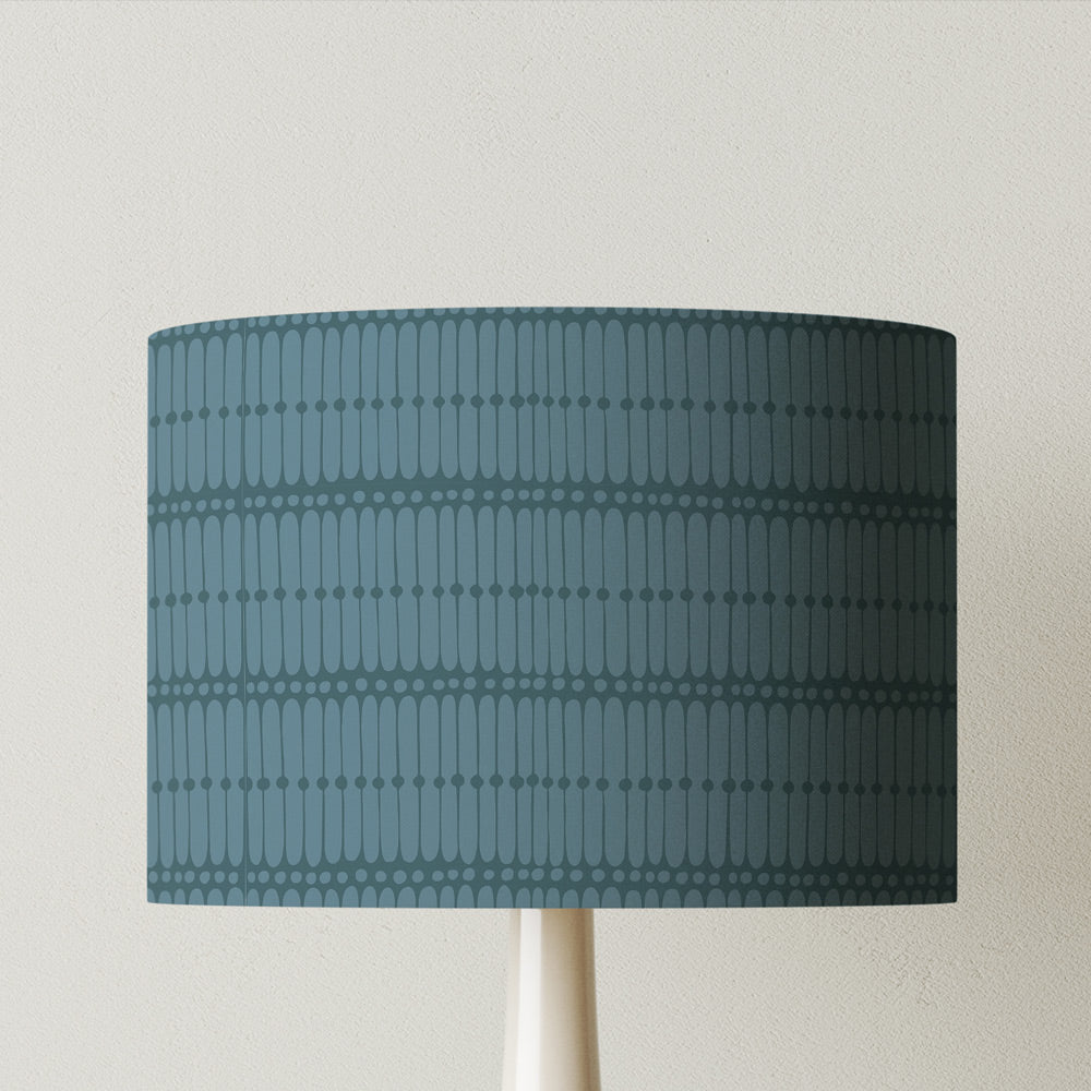 Esk Valley x Hornsea Beaded Lampshade - Midnight Blue