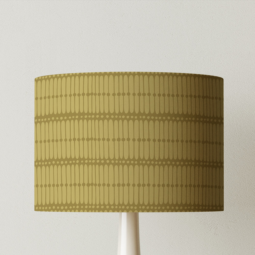 Esk Valley x Hornsea Beaded Lampshade - Olive Green