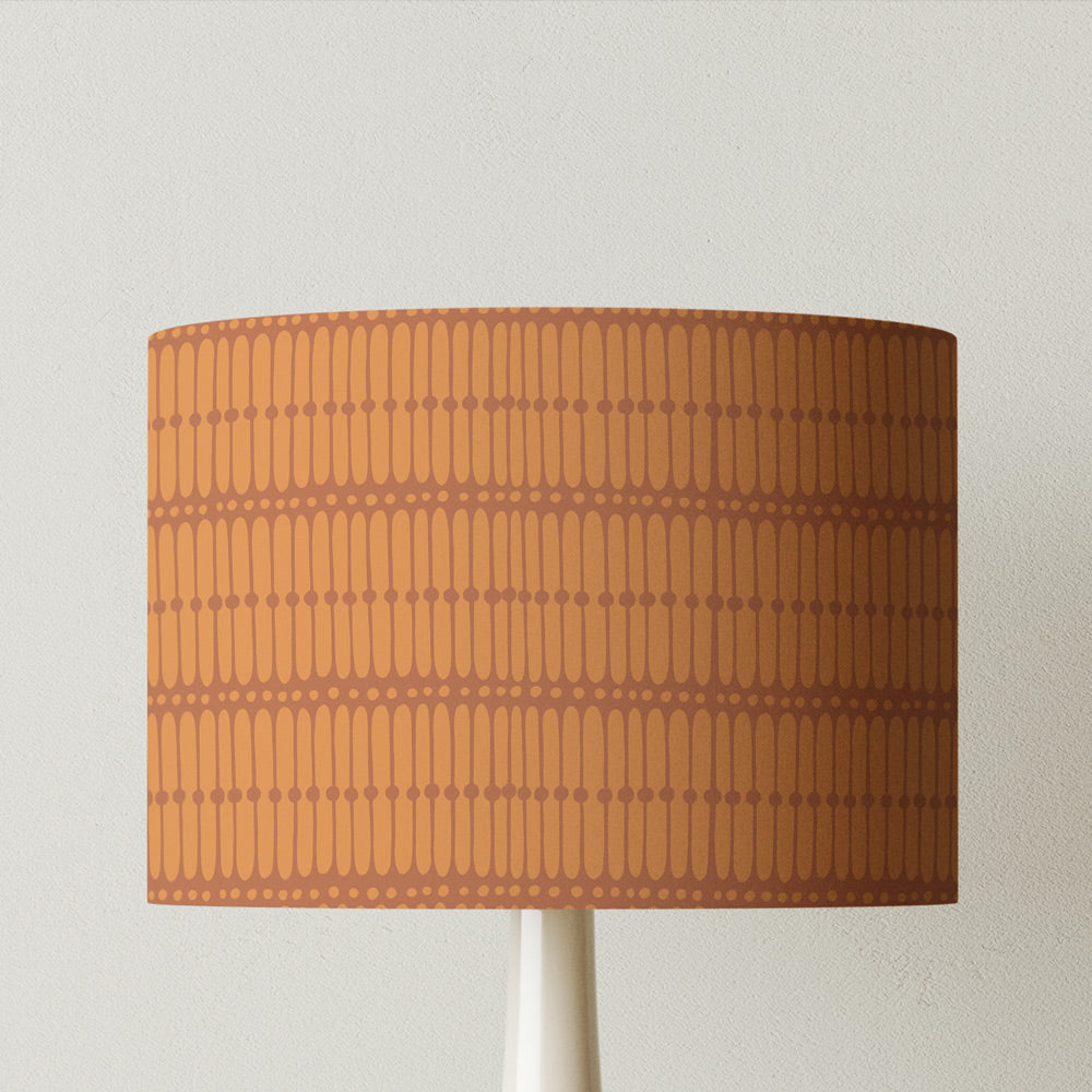 Esk Valley x Hornsea Beaded Lampshade - Terracotta