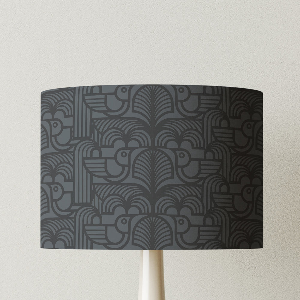 Esk Valley x Hornsea Deco Bird Lampshade - Midnight Blue