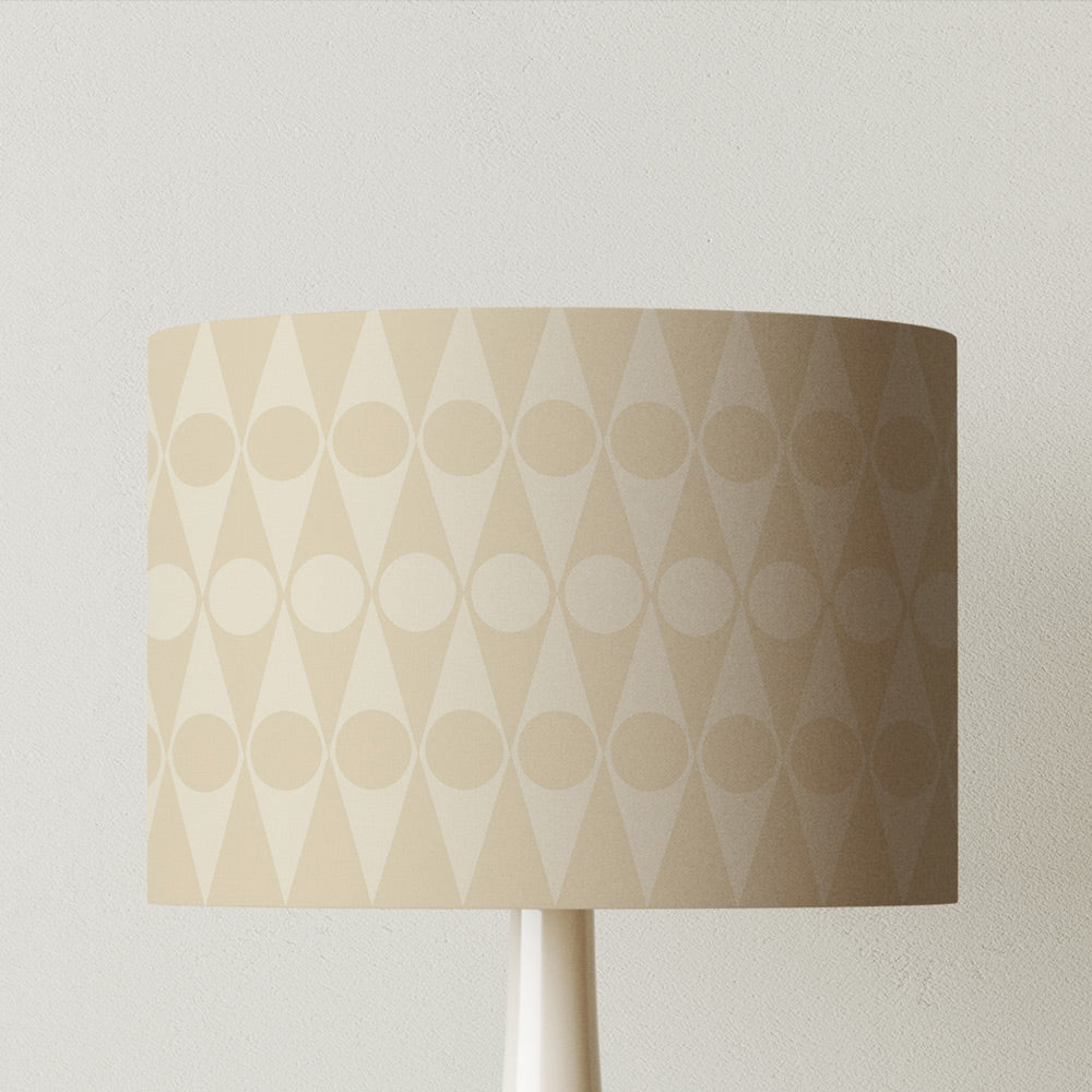 Esk Valley x Hornsea Harlequin Lampshade - Cream