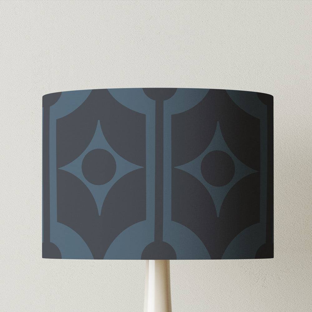 Esk Valley x Hornsea Heirloom Lampshade - Midnight Blue