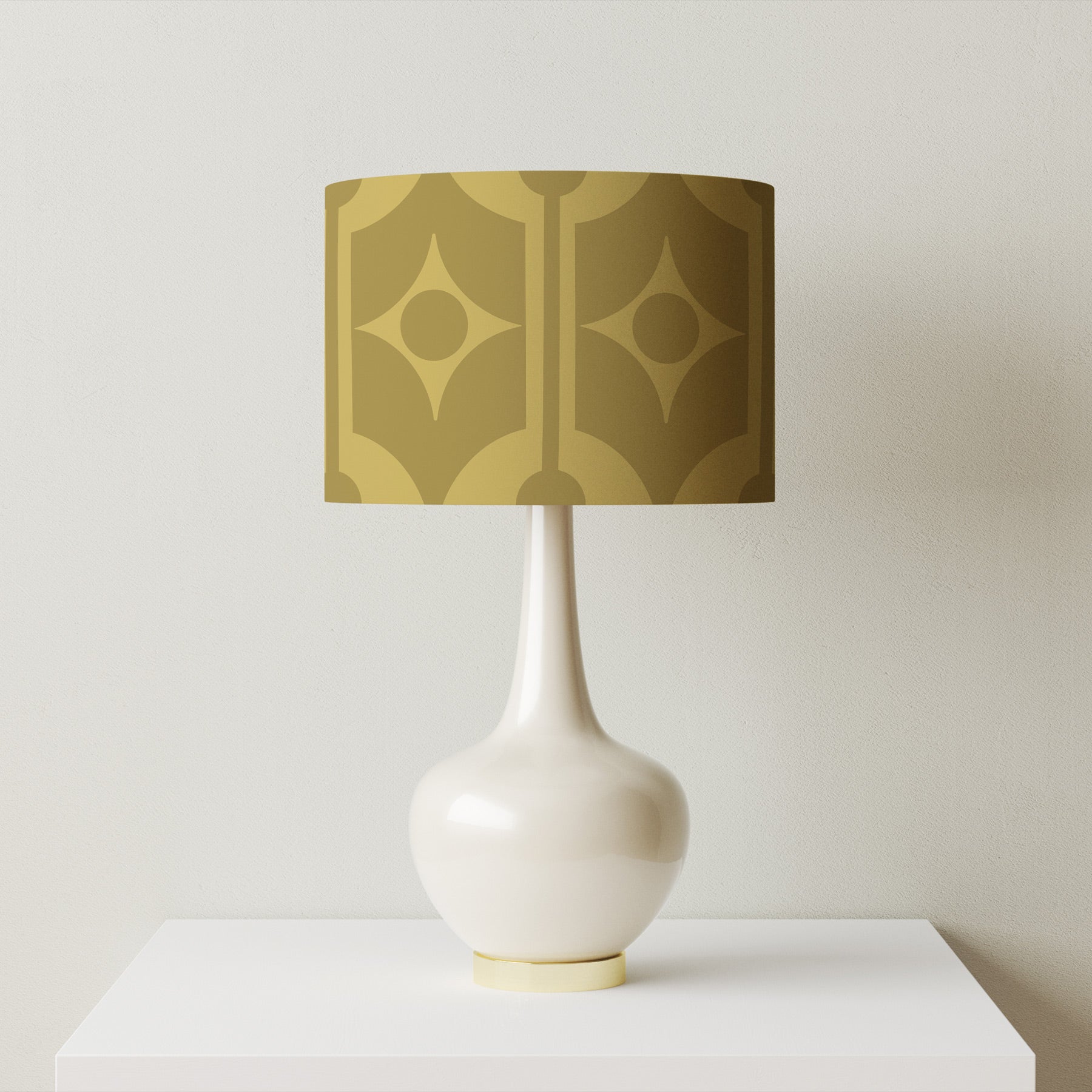 Esk Valley x Hornsea Heirloom Lampshade - Olive Green