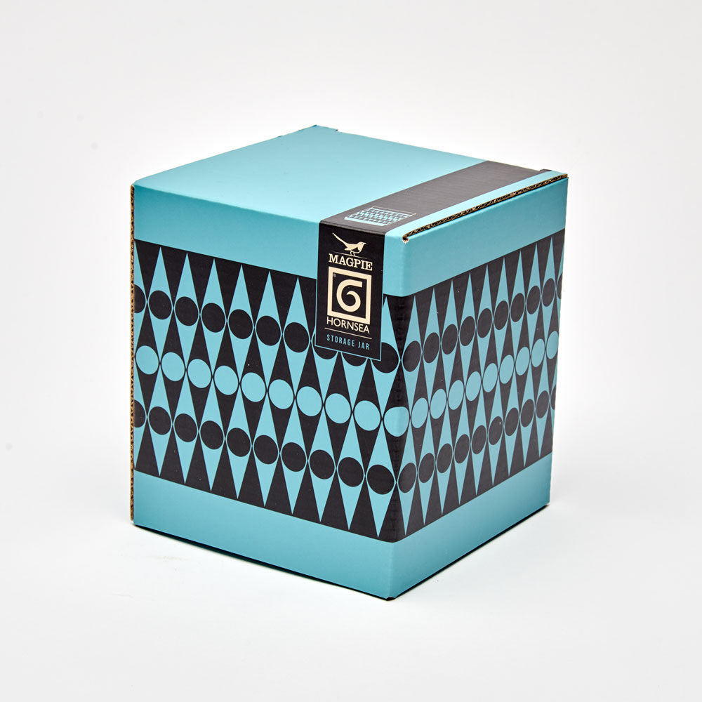 Magpie x Hornsea Storage Jar - Backgammon Teal