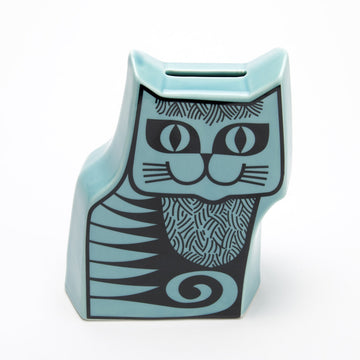 Magpie x Hornsea Cat Moneybox - Teal