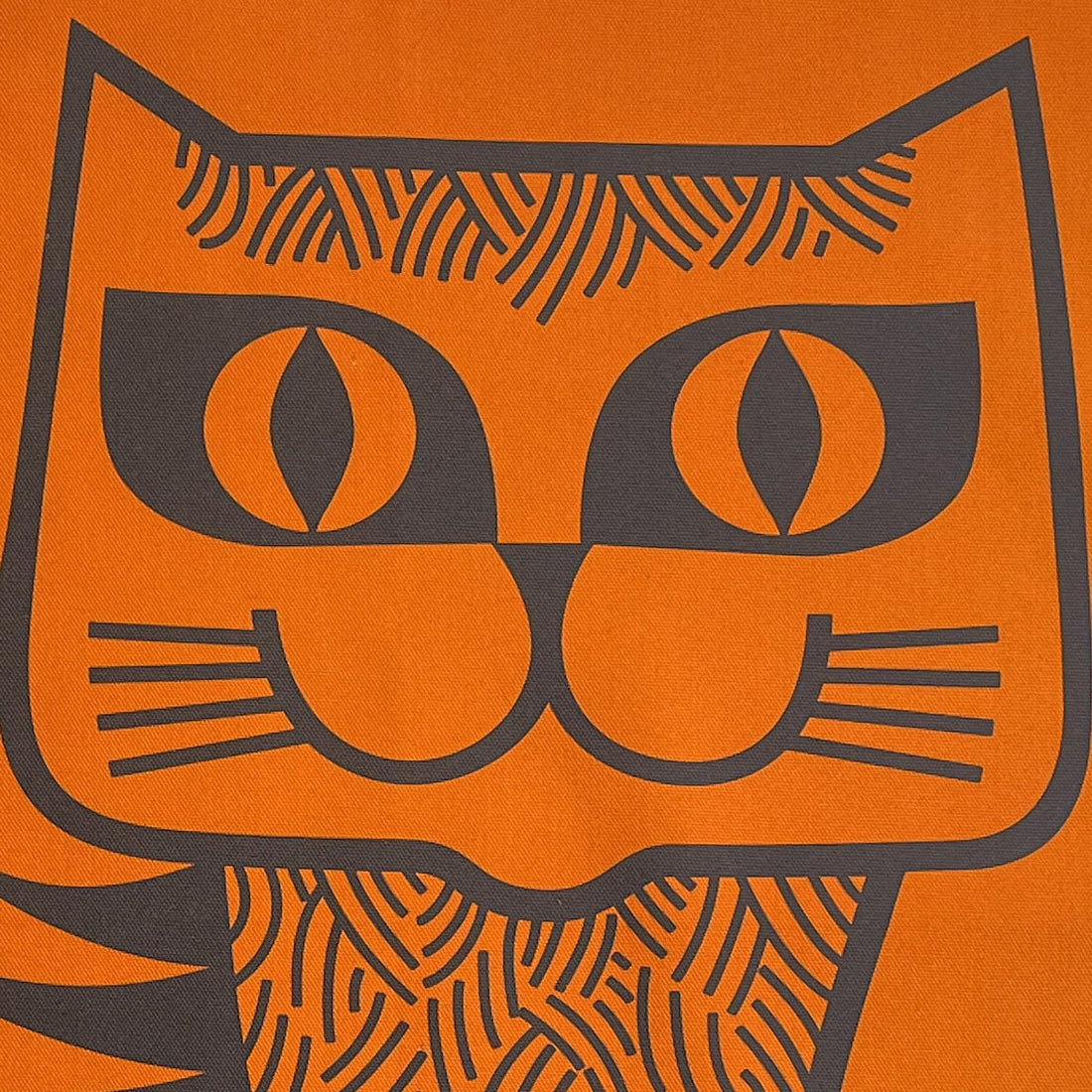 Magpie x Hornsea Cat Tea Towel - Orange