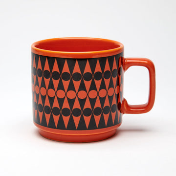 Magpie x Hornsea Mug - Backgammon Orange