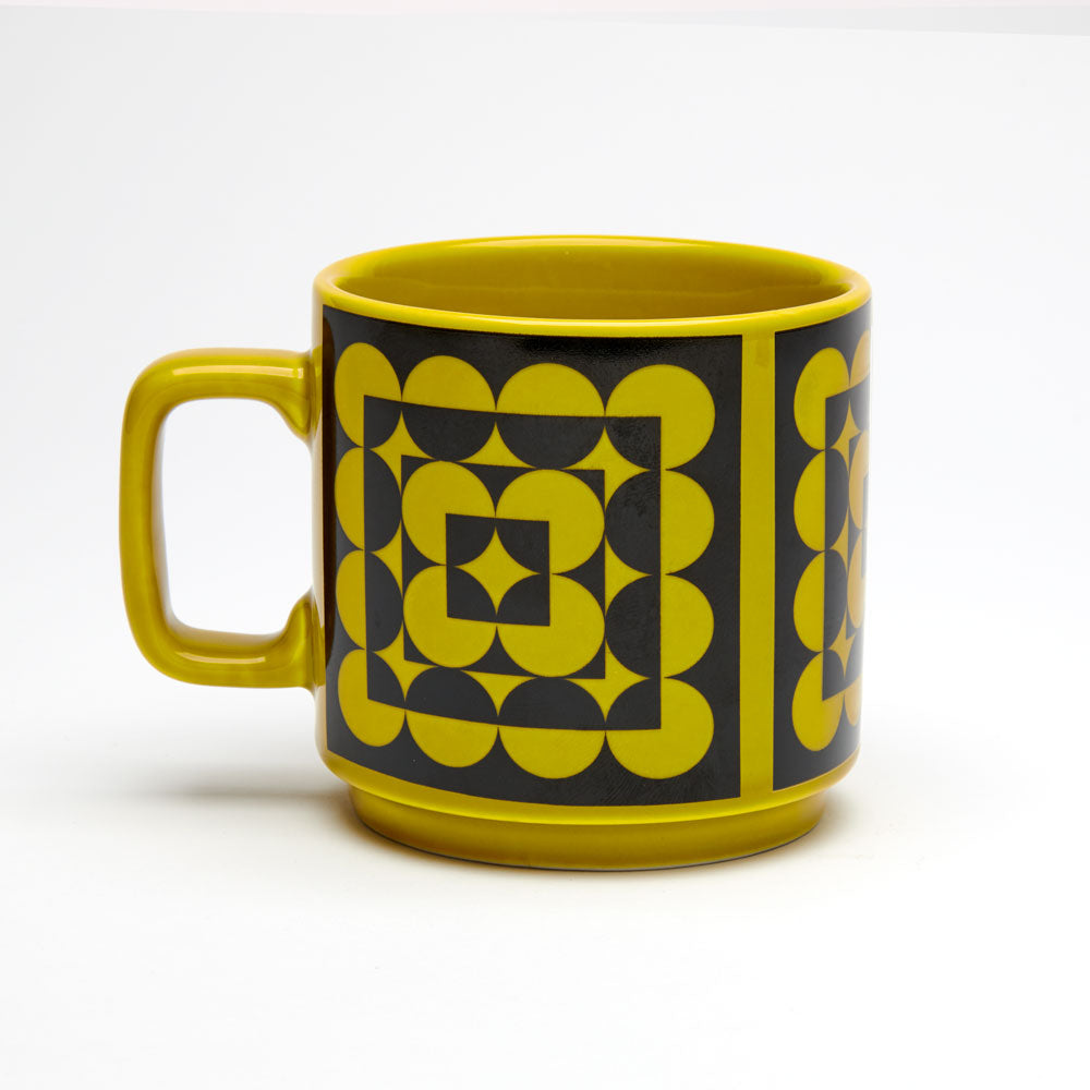 Magpie x Hornsea Mug - Squarcles Chartreuse