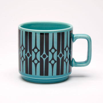 Magpie x Hornsea Mug - Geo Teal