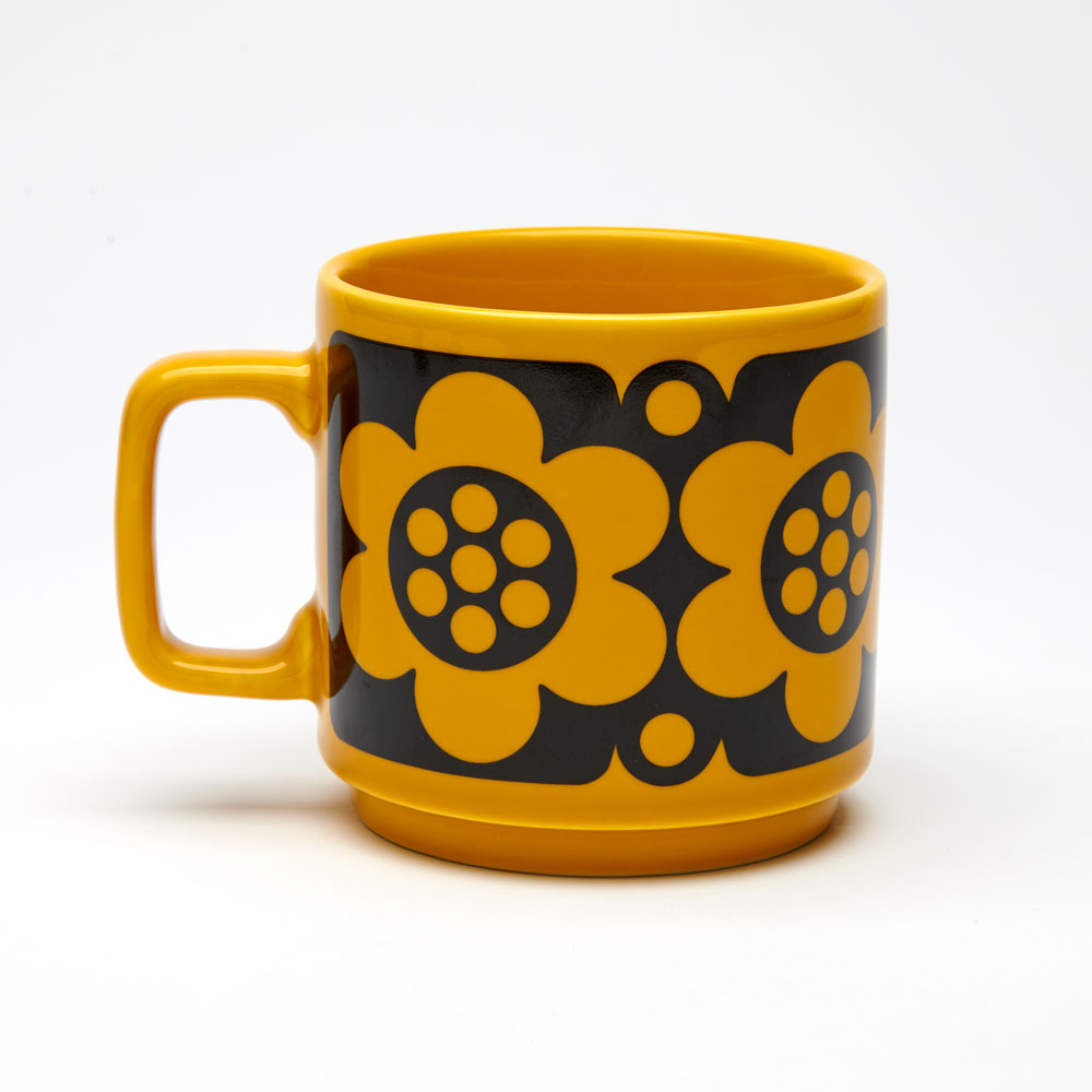 Magpie x Hornsea Mug - Geo Flower Yellow