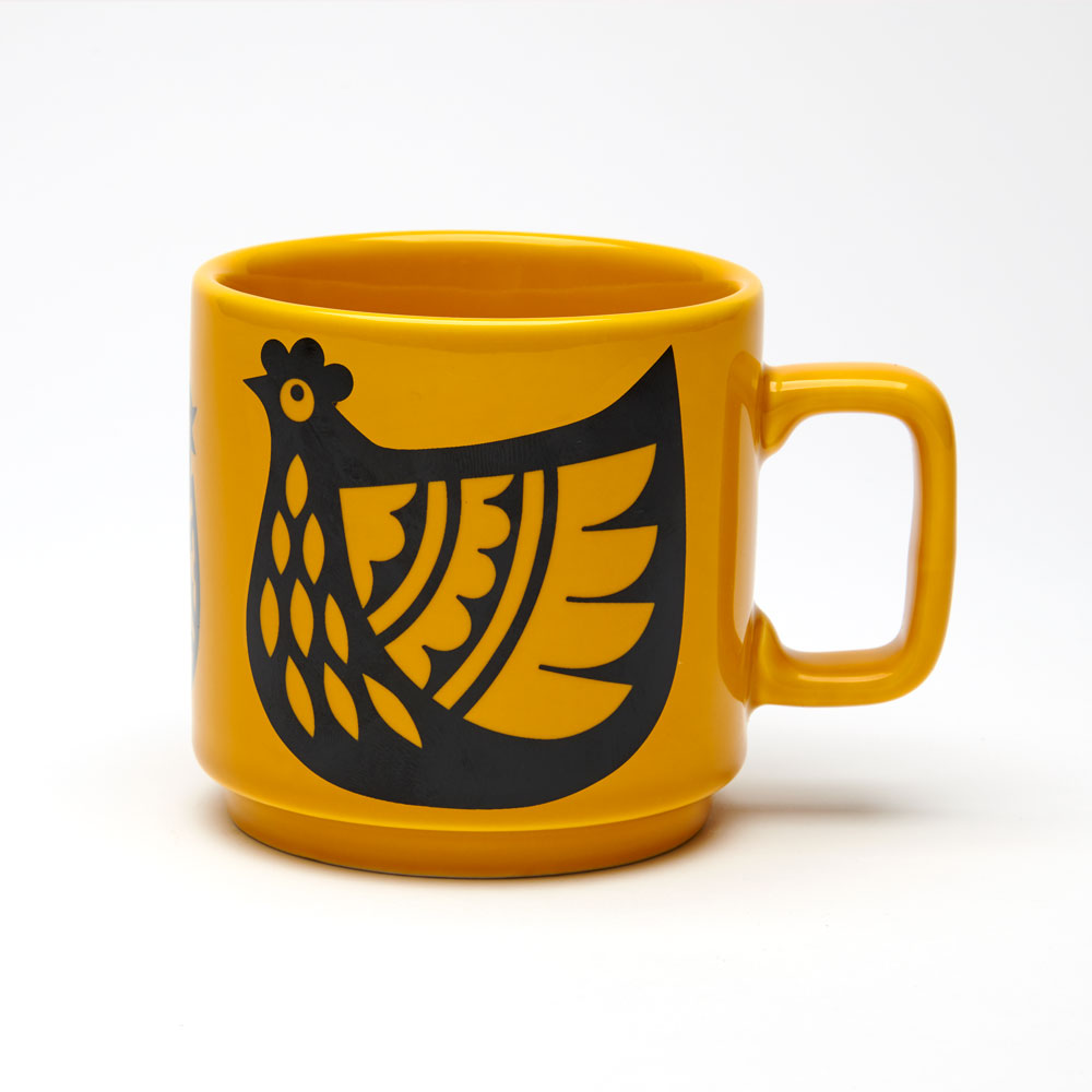 Magpie x Hornsea Mug - Chicken Family Yellow