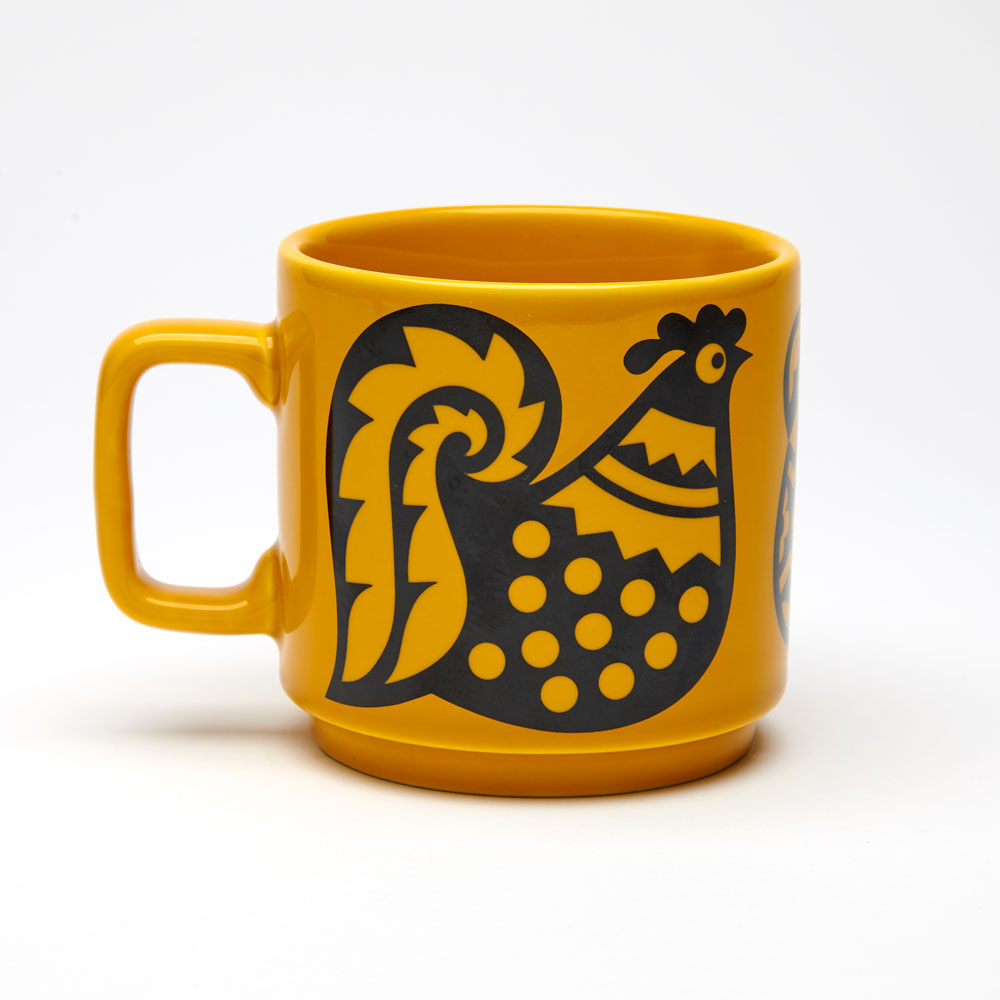 Magpie x Hornsea Mug - Chicken Family Yellow