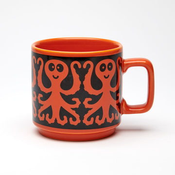 Magpie x Hornsea Mug - Octopus Orange