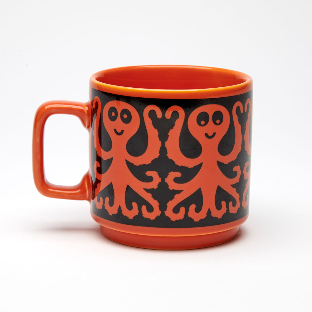 Magpie x Hornsea Mug - Octopus Orange