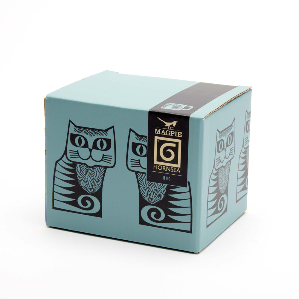 Magpie x Hornsea Mug - Cat teal